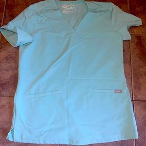 Figs Seaglass Casma Top